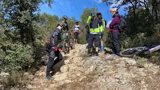 Curso con trackmtb dia 2 sendas anapurna cartero + DH #biketrailsvalencia #ebike