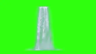 No Copyright Video, Waterfall fluid green screen keying video, Copyright Free Green Screen