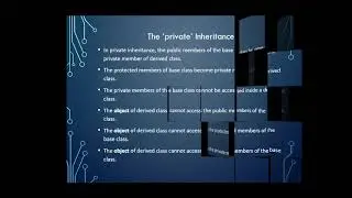 inheritance in c++ | types of inheritance in c++ |  | Private | Public | Protected | OOPs in C++