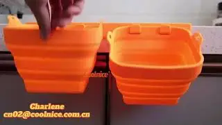 Coolnice  Silicone Cutting Board With Containers Set