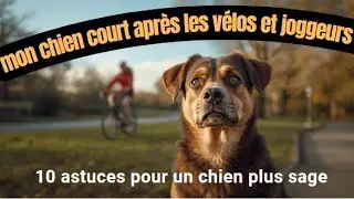 Comment apprendre &agrave; son chien &agrave; ne pas courir apr&egrave;s les v&eacute;los et joggeurs ? 10 Astuces
