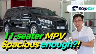 2020 Kia Grand Carnival 11-seater 2.2D Closer Look in Malaysia, Can It Really Fit 11?? | WapCar