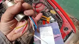 Cambiando ficha del paso a paso ,a tener en cuenta orden de cables y borne de batería 