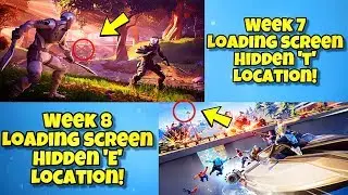 NEW SEASON 11 WEEK 7 & 8 LOADING SCREENS In Fortnite - SECRET FORTNITE LETTERS LOCATIONS WEEK 7