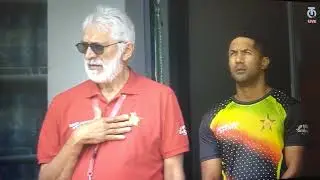 Pakistan vs zimbabwe nation anthem moment