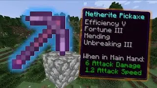 Minecraft, But Everytime You Mine, You Enchant!!