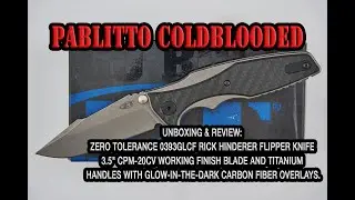 Unboxing & Review: Zero Tolerance 0393GLCF Rick Hinderer Flipper 3.5