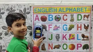 Learn Alphabets with Yash. A for Apple B for Ball C for Cat D for Dog G for Geometry. A B C D E.