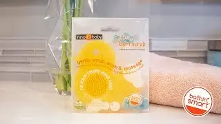 The newest Innobaby Silicone Bath Scrub is a... DUCK! This is a bath time MUST HAVE
