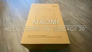 Only Unboxing | Xiaomi metal carry on luggage 20