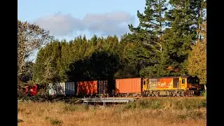 Autumn KiwiRail Action in South Auckland (4K)