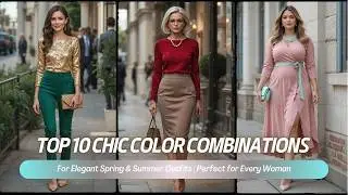 Top 10 Chic Color Combinations for Elegant Spring & Summer Outfits - Perfect for Every Woman
