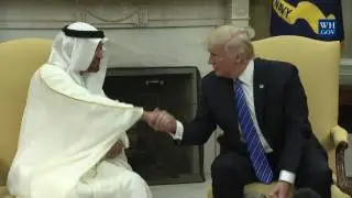 Trump Meet Abu Dhabi Crown Prince - Comments On FBI Director Search