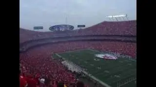 National Anthem- Arrowhead Stadium.
