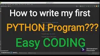How to write my first PYTHON program? | Class 12 cbse #python #myfirstprogram