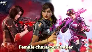Call Of Duty Mobile All Female Characters Trailer | Lucky Draw Female Characters Trailer Cod Mobile