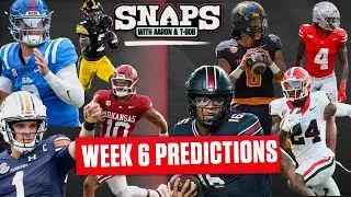 Week 6 PREDICTIONS! UGA/Auburn, MIZZ/Aggies, Iowa/OSU, TENN/ARK