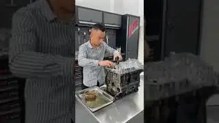 Audi A4 engine Assembly full process