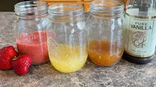 How to make Keto Simple Syrup- Plain, Vanilla and Strawberry. It&rsquo;s So Easy