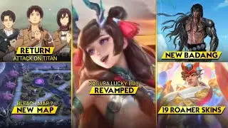 RESALE ATTACK ON TITAN, REVAMPED KAGURA LB, NEW MAP, ALL ROAMER SKIN - Mobile Legends: Bang Bang