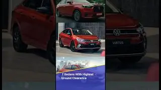 Top 7 Sedans with Highest Ground Clearance | Ranked for 2025 #GroundClearance #Top7Sedans #2025Cars