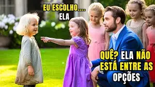 Um Milionário Pediu para sua Filha escolher uma irmã e ela escolheu uma Garota Pobre de Rua...