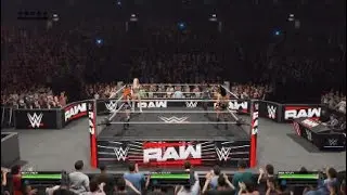 WWE 2K25- RAW CHARLOTTE V RHEA VS BECKY WINNER FACES BIANCA