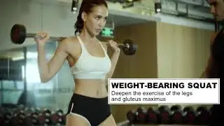 Soozier 3 in 1 Padded Push Up Sit Up Deep Sissy Squat Machine Home Gym Fitness Equipment