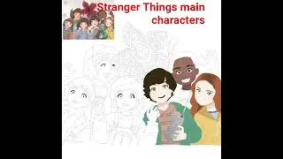 Inspiration by Janenonself Stranger Things main characters season 2 #strangerthings #fanart
