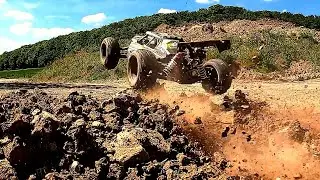 First Run RC Test 1:8 Carson Virus Race 4.3 4S Brushless Extreme Bashing