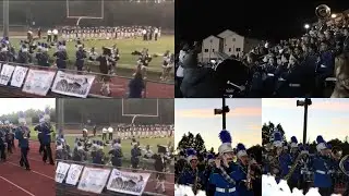 The Rim of the World High School Marching Scots at the 2018 Homecoming/Middle School & Alumni Night