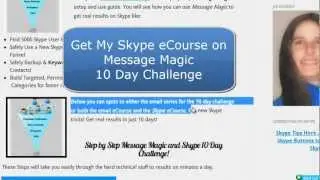 Message Magic Training 10 Day Challenge by Julie Wolf Skype Trainer