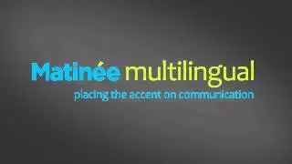 Matin&eacute;e: Arabic English voice-over
