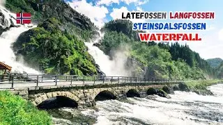 Most Popular Waterfalls in Norway | Langfossen | Latefossen | Steinsdalsfossen | Waterfall