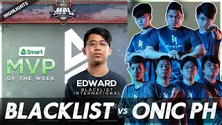 BLACKLIST INTL VS ONIC PH - MPL PH SEASON 6 | Highlights only