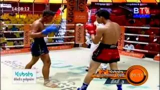 Khmer Boxing, Khim Savet Vs Chan Bunhoeun, Btv Boxing 12 April 2015
