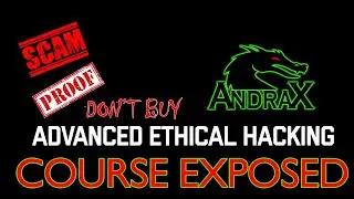 Scam Alert ! Andrax Cyber Security Training Huge Scam Exposed [ Hindi ]