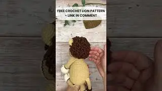 FREE crochet lion pattern | Free Amigurumi lion pattern | #shorts