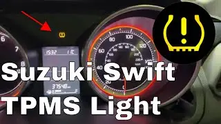Сброс индикатора TPMS Suzuki Swift 2017, включая индикатор состояния шин Swift Sport Tire Light.