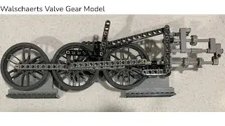Walschaerts valve gear demonstrated with LEGO