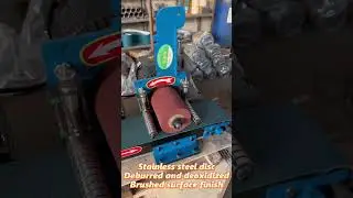 Metal Plate Deburring Machine#deburringmachine  #metalpolishing  #surfacefinishing