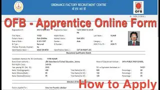 How to Apply for 6060 Trade Apprentice 10th pass Ordnance Factory Board  2020-21