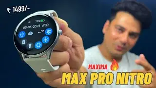 Maxima Max Pro Nitro Smartwatch | Best Round Dial Smartwatch | Maxima Max Pro Nitro