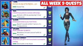 All Week 9 Challenges Guide (301,000 XP) - Fortnite Week 9 Epic and Legendary Quests