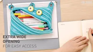 ZIPIT Wildlings 3 Ring Pencil Case