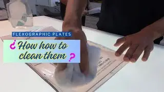 How to clean your flexographic plates?
