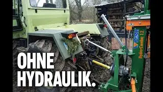 Ohne Hydraulik weitergemacht | MB Trac Turbo 900