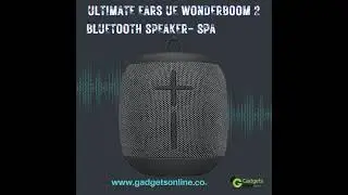 ULTIMATE EARS UE WONDERBOOM 2 BLUETOOTH SPEAKER- SPACE BLACK #shorts #bluetoothspeaker #ultimateears