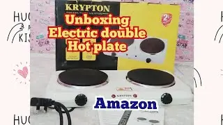 KRYTON ELECTRIC DOUBLE HOT PLATE|UNBOXING