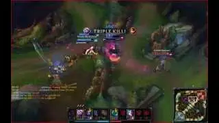 Soraka Solo's 5 vs 1 - URF 2015